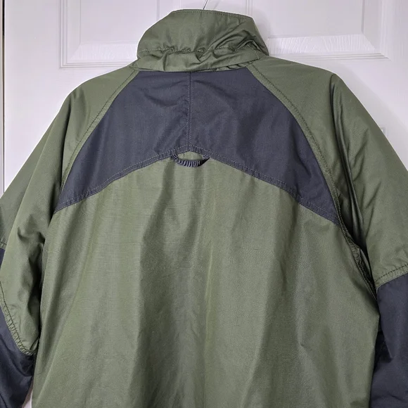 Green black zip front coat Columbia Mens L - Picture 4 of 16